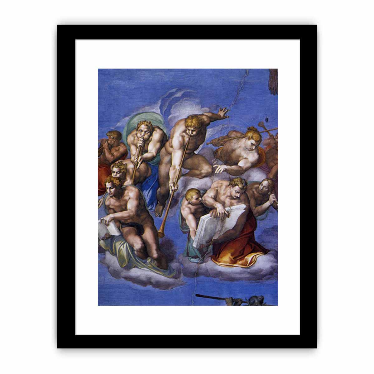 The Last Judgment (detail) By Michelangelo Buonarroti