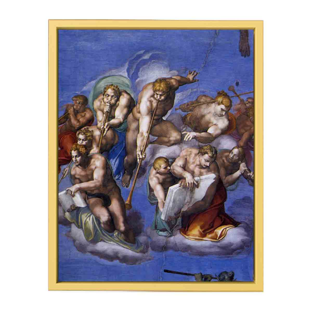 The Last Judgment (detail) By Michelangelo Buonarroti