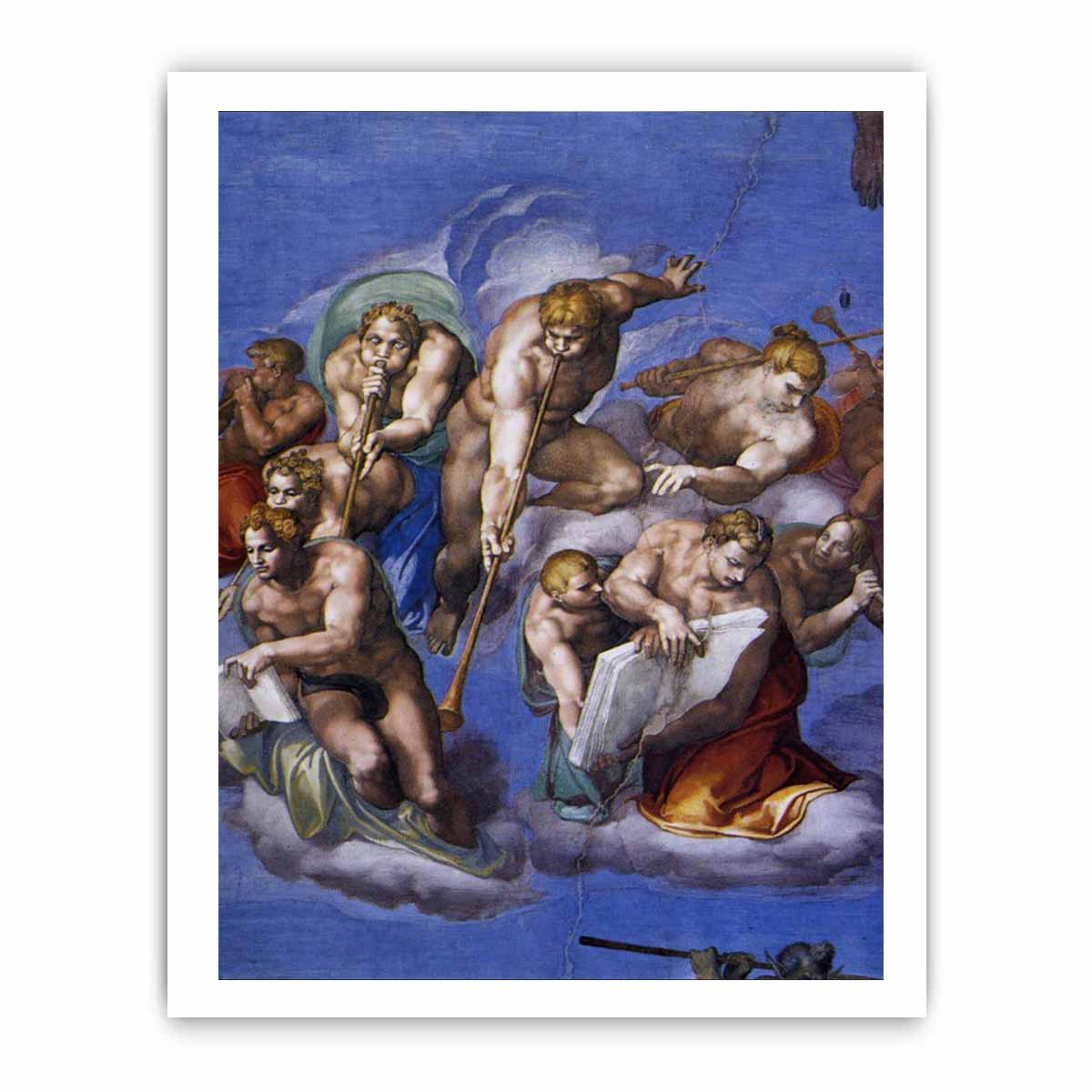 The Last Judgment (detail) By Michelangelo Buonarroti