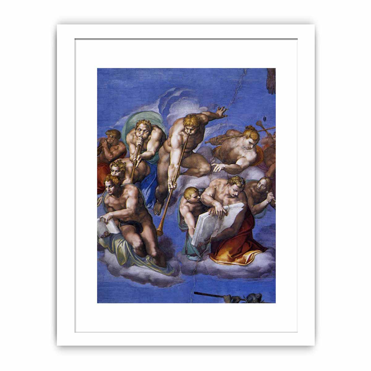 The Last Judgment (detail) By Michelangelo Buonarroti
