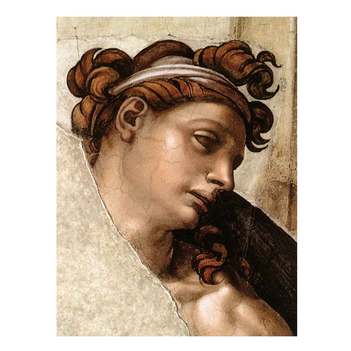 Ignudo (detail) By Michelangelo Buonarroti