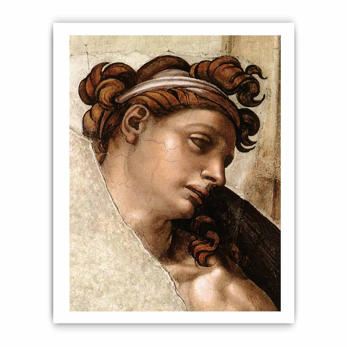 Ignudo (detail) By Michelangelo Buonarroti