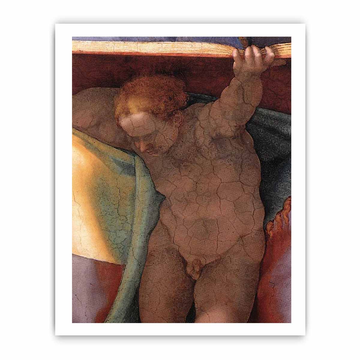 Daniel (detail) By Michelangelo Buonarroti