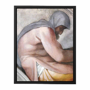 Hezekiah - Manasseh - Amon (detail) By Michelangelo Buonarroti