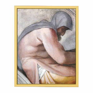 Hezekiah - Manasseh - Amon (detail) By Michelangelo Buonarroti
