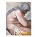 Hezekiah - Manasseh - Amon (detail) By Michelangelo Buonarroti