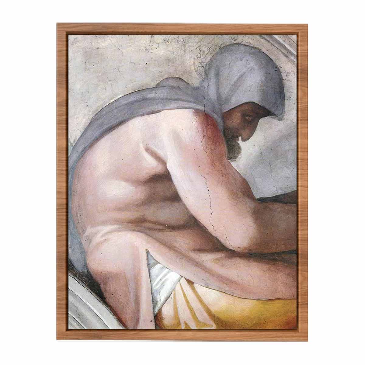 Hezekiah - Manasseh - Amon (detail) By Michelangelo Buonarroti