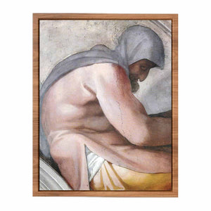 Hezekiah - Manasseh - Amon (detail) By Michelangelo Buonarroti