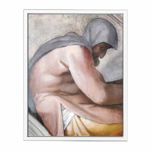Hezekiah - Manasseh - Amon (detail) By Michelangelo Buonarroti