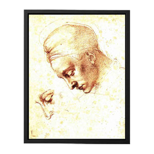 Study of a Head By Michelangelo Buonarroti