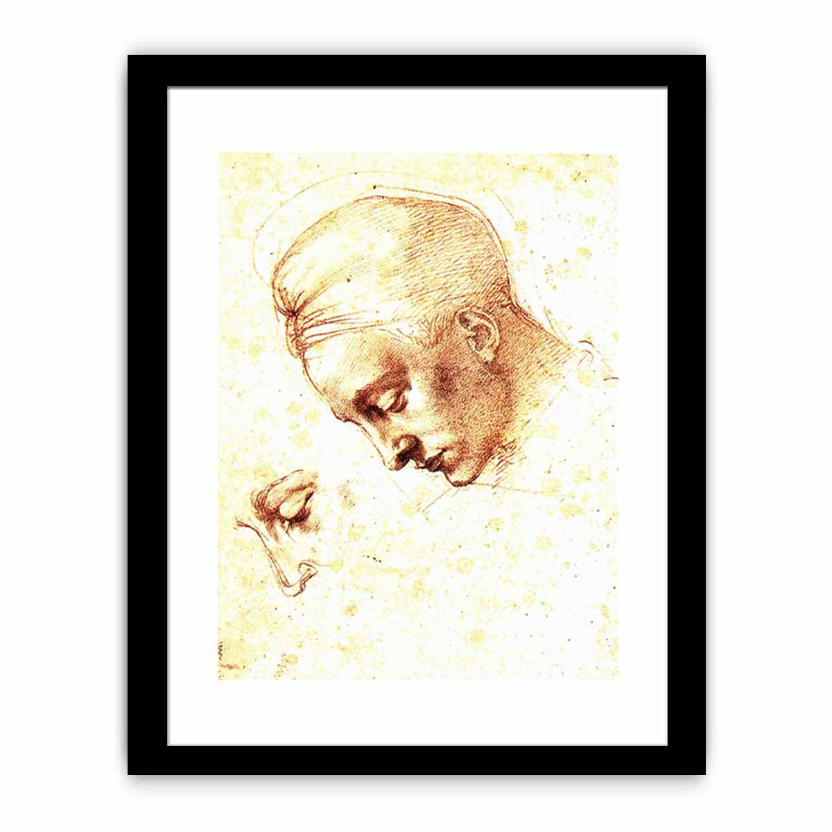 Study of a Head By Michelangelo Buonarroti