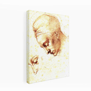 Study of a Head By Michelangelo Buonarroti