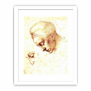Study of a Head By Michelangelo Buonarroti