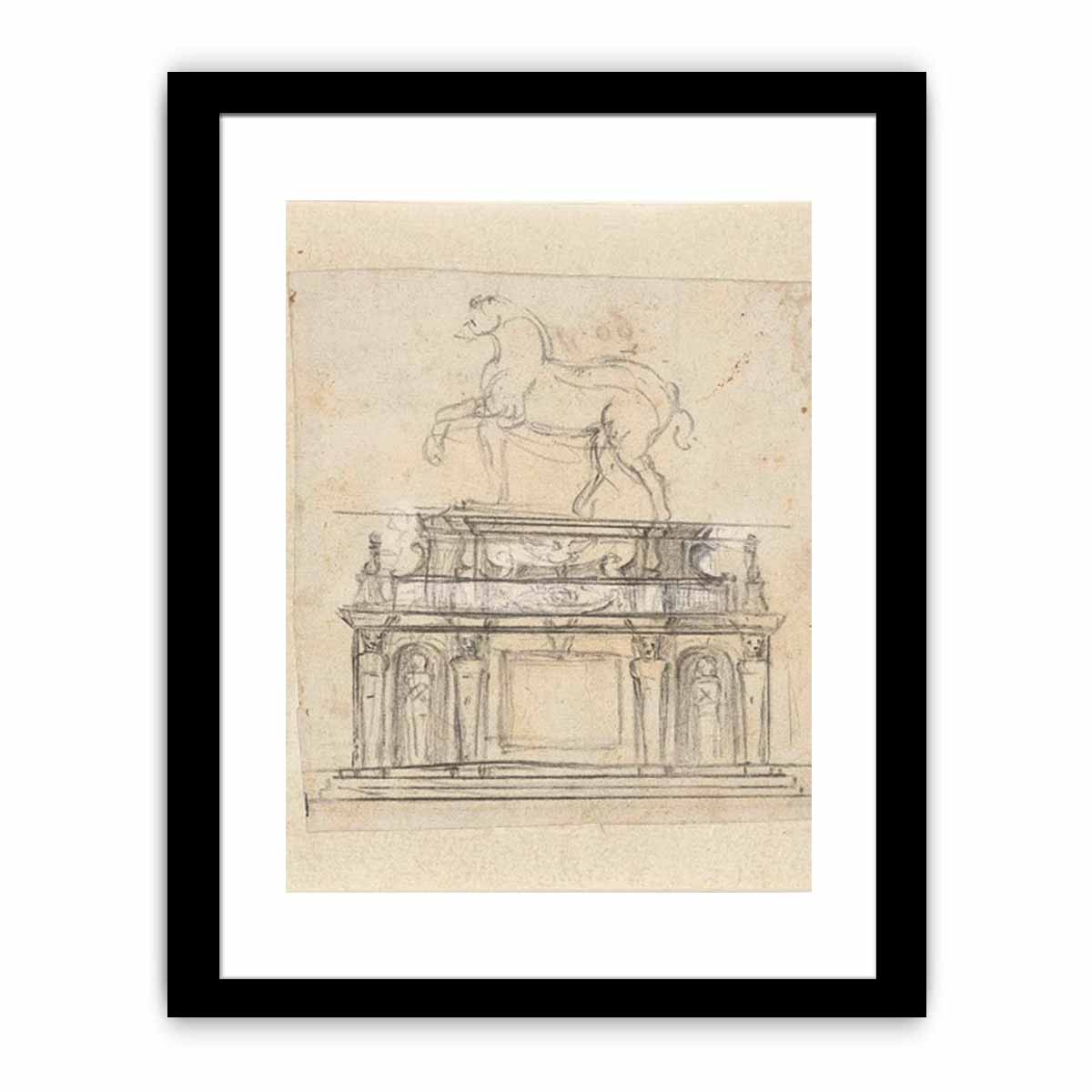 Design For A Statue Of Henry II Of France On Horseback