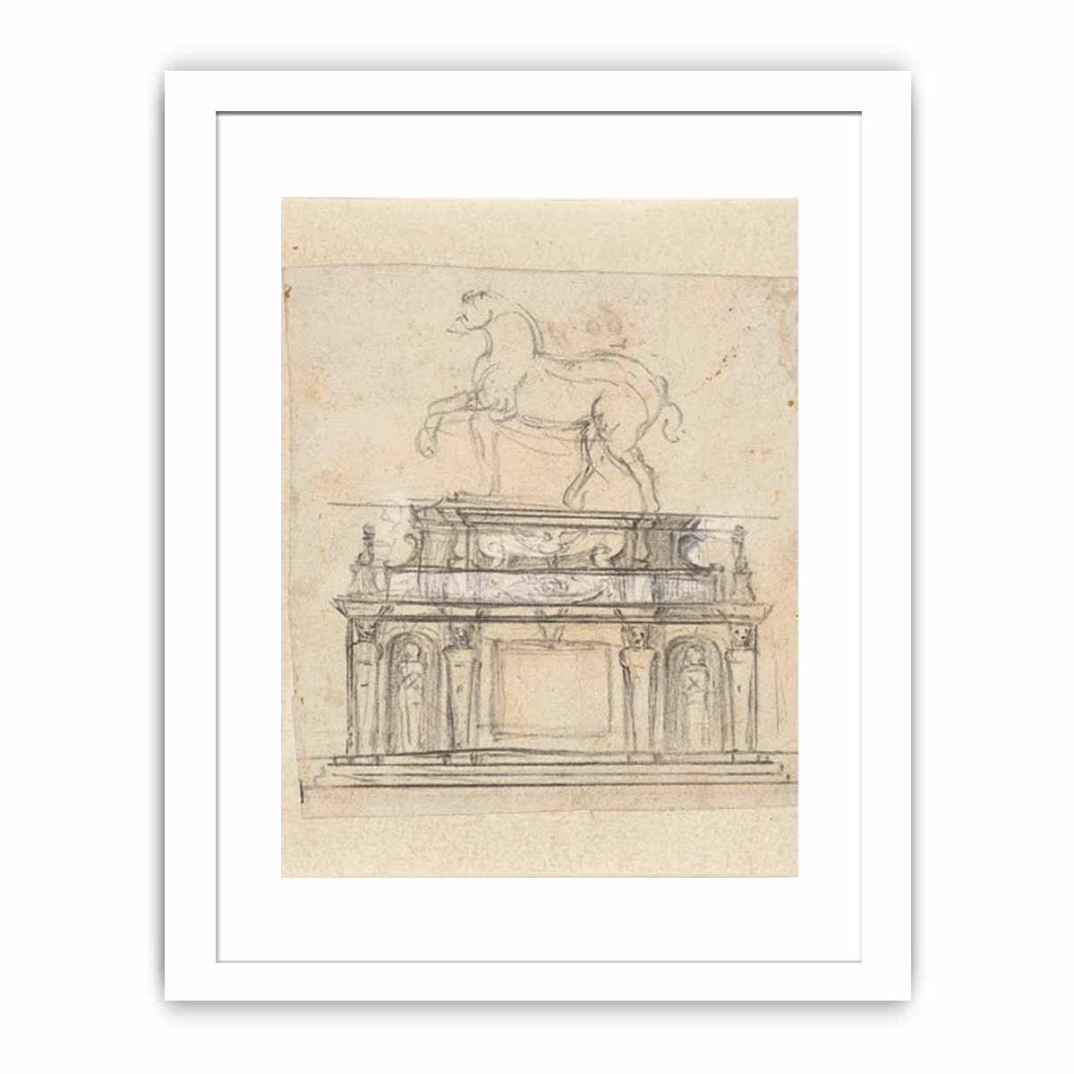 Design For A Statue Of Henry II Of France On Horseback