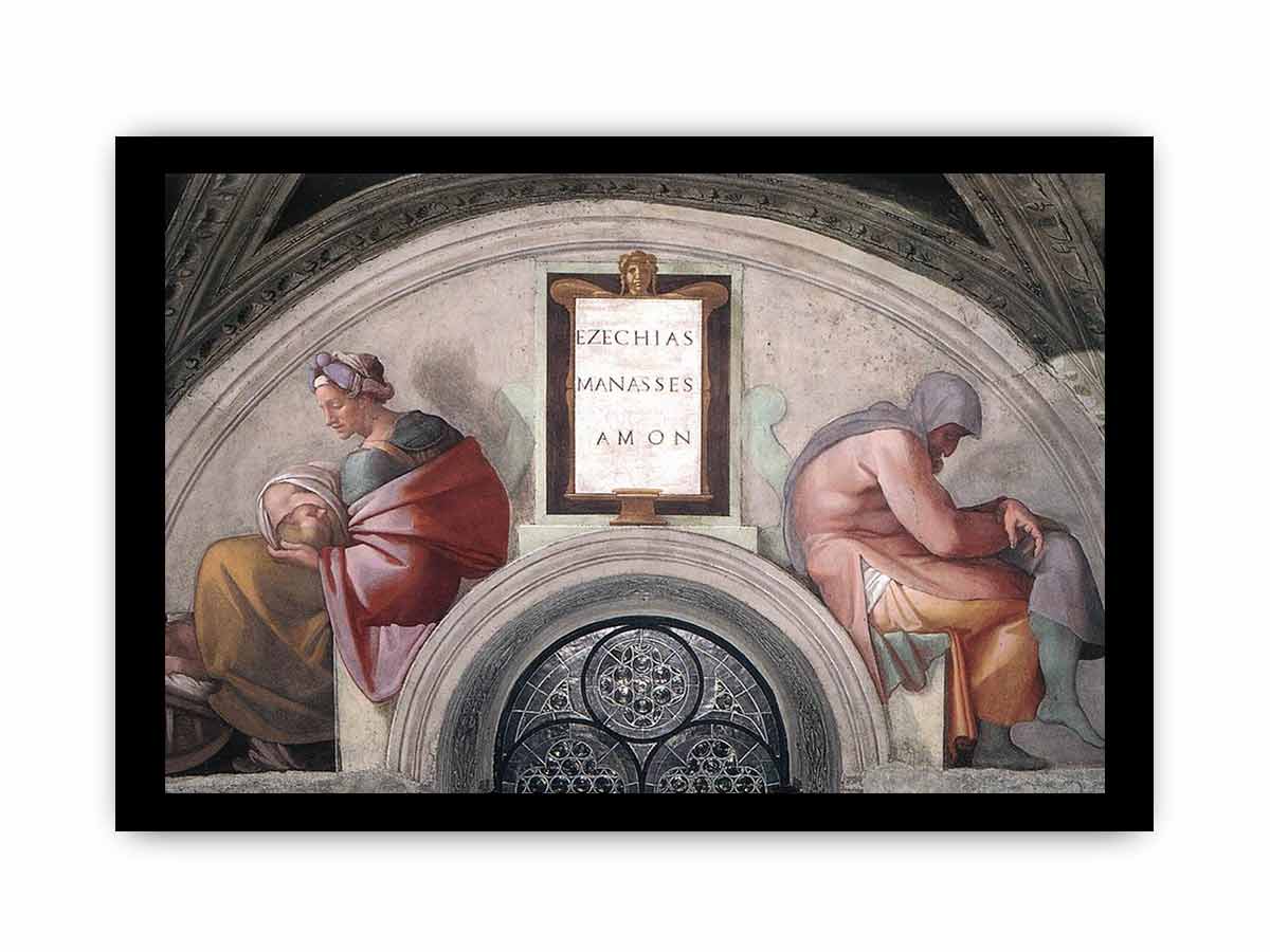 EZECHIAS MANASSES AMON By Michelangelo Buonarroti