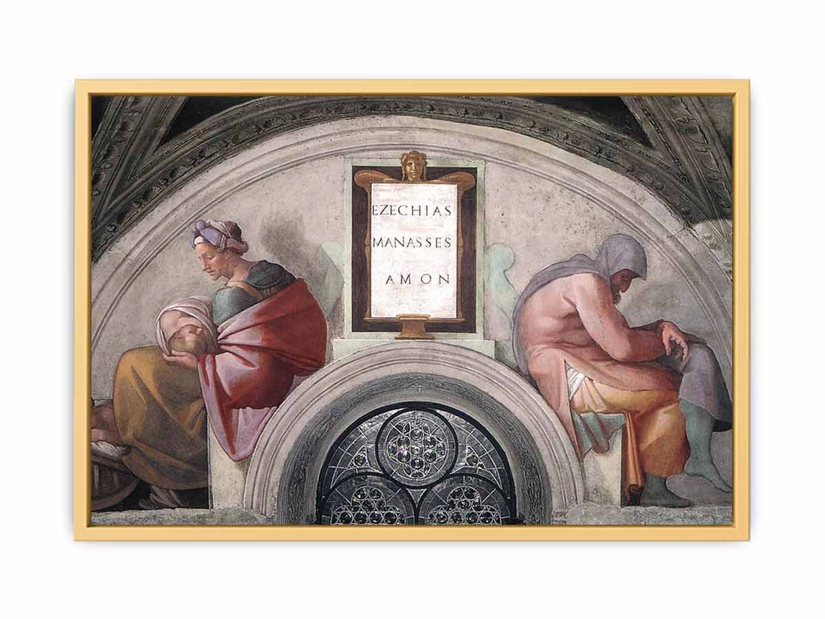 EZECHIAS MANASSES AMON By Michelangelo Buonarroti