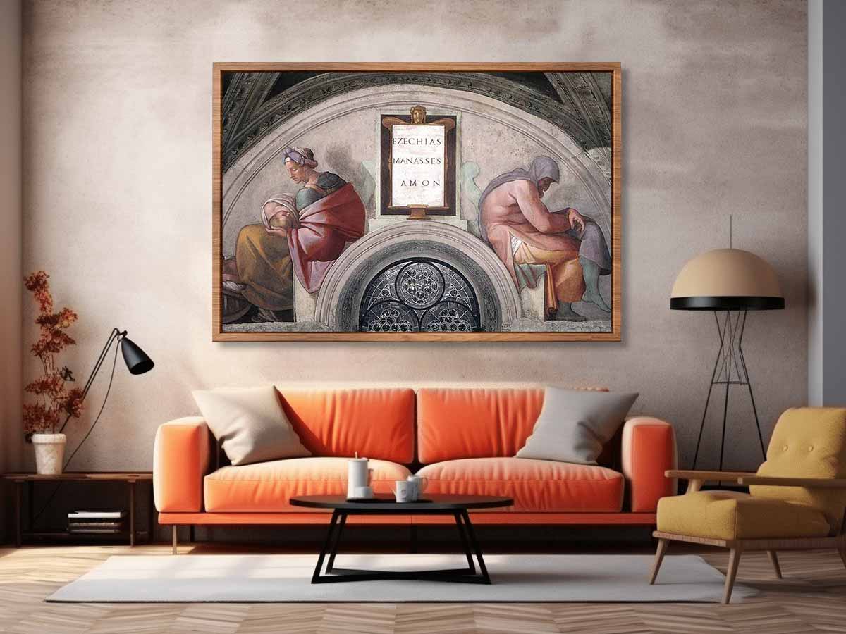 EZECHIAS MANASSES AMON By Michelangelo Buonarroti