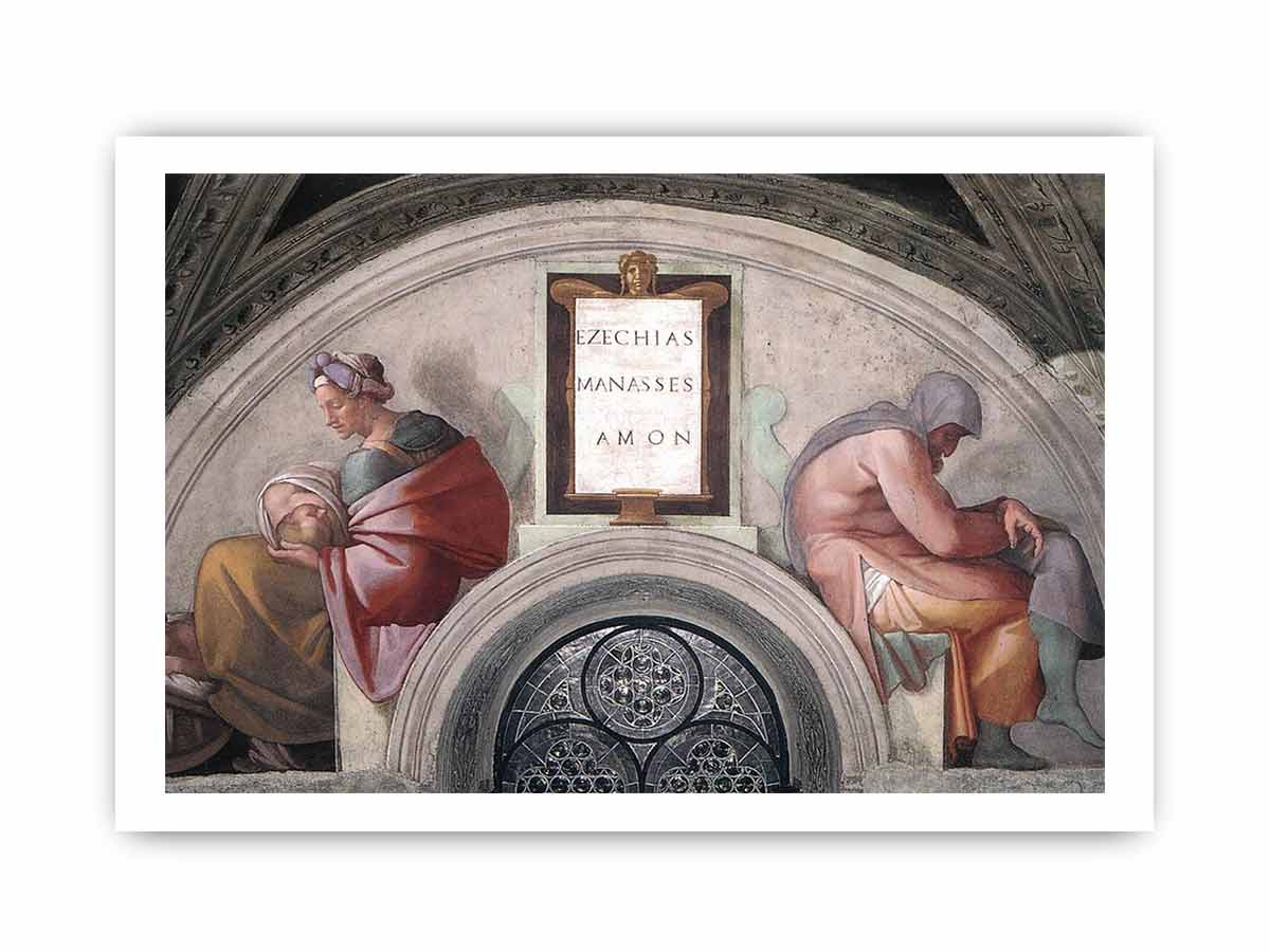 EZECHIAS MANASSES AMON By Michelangelo Buonarroti