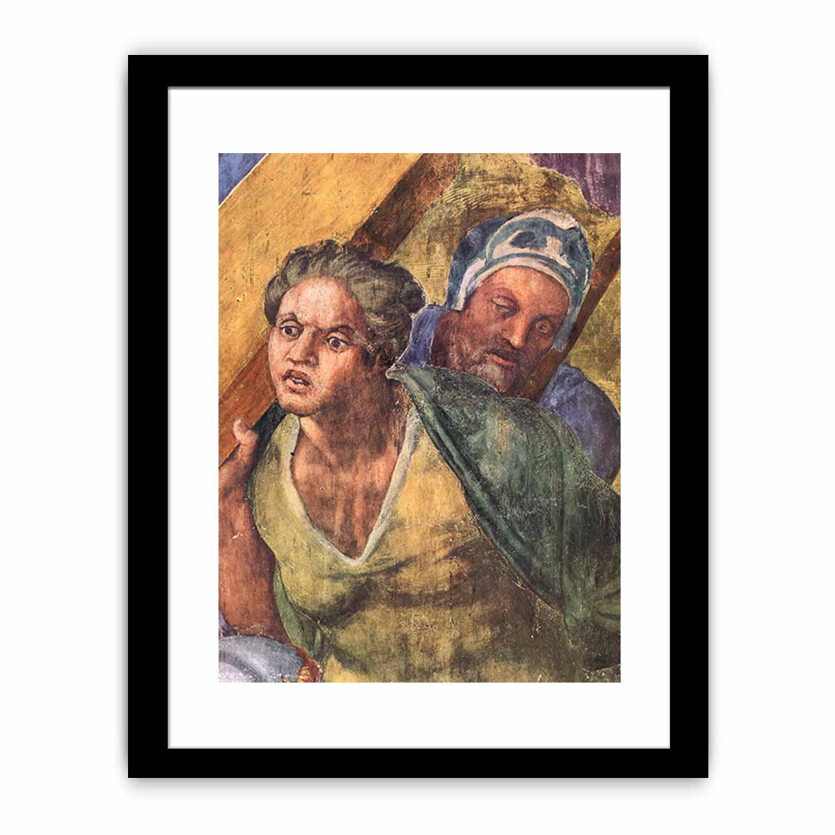 Martyrdom of St Peter (detail) By Michelangelo Buonarroti