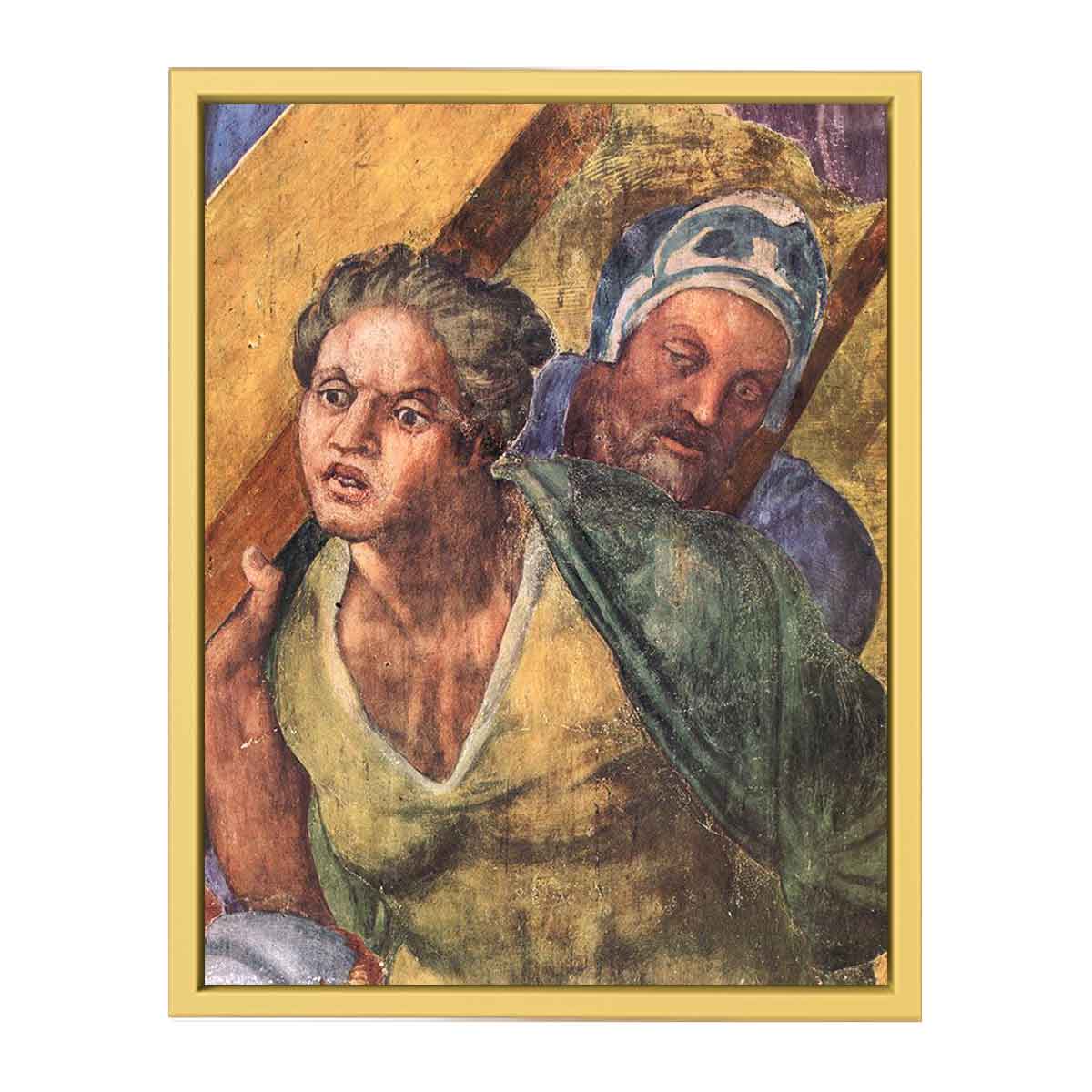 Martyrdom of St Peter (detail) By Michelangelo Buonarroti