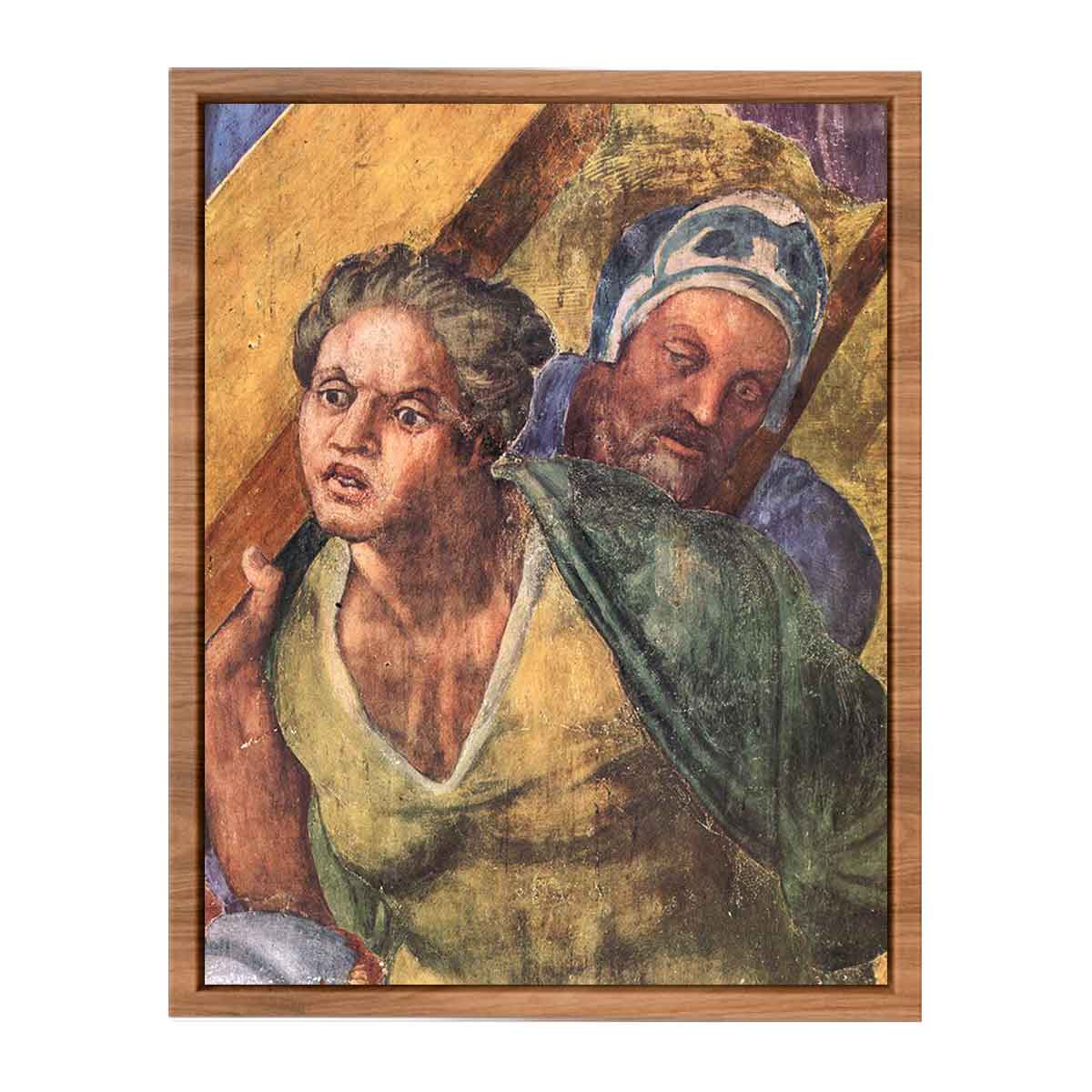 Martyrdom of St Peter (detail) By Michelangelo Buonarroti