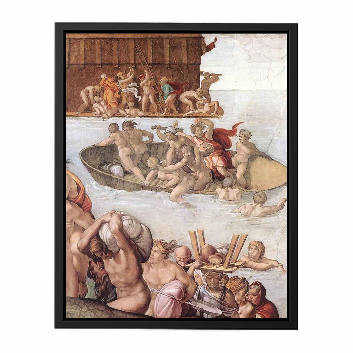 The Deluge (detail) By Michelangelo Buonarroti