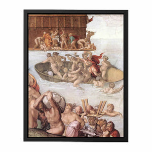 The Deluge (detail) By Michelangelo Buonarroti