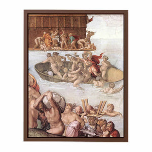 The Deluge (detail) By Michelangelo Buonarroti