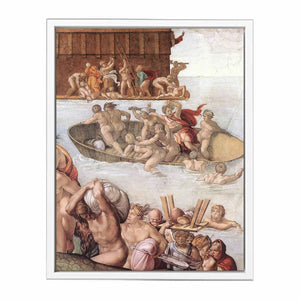 The Deluge (detail) By Michelangelo Buonarroti