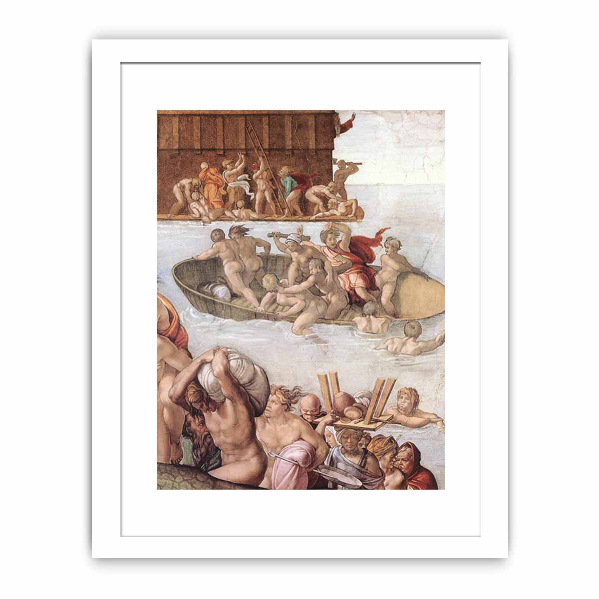 The Deluge (detail) By Michelangelo Buonarroti