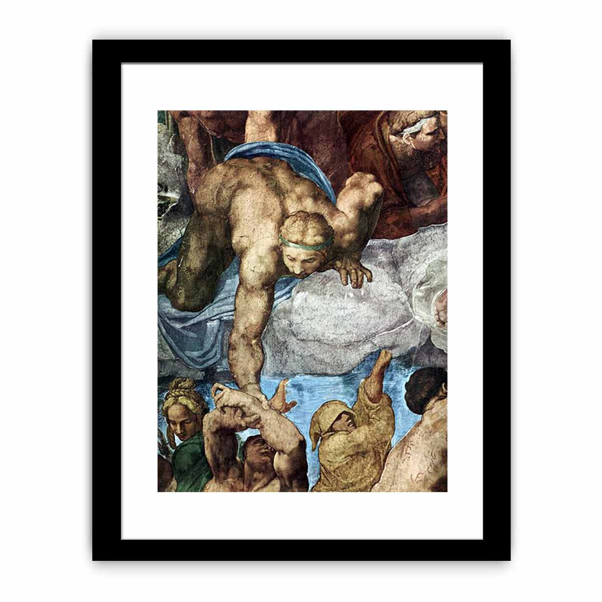 The Last Judgment (detail) By Michelangelo Buonarroti