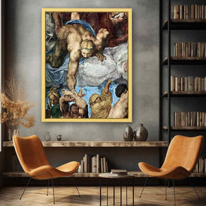 The Last Judgment (detail) By Michelangelo Buonarroti