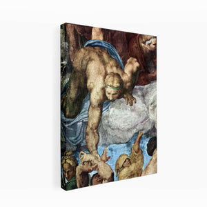 The Last Judgment (detail) By Michelangelo Buonarroti
