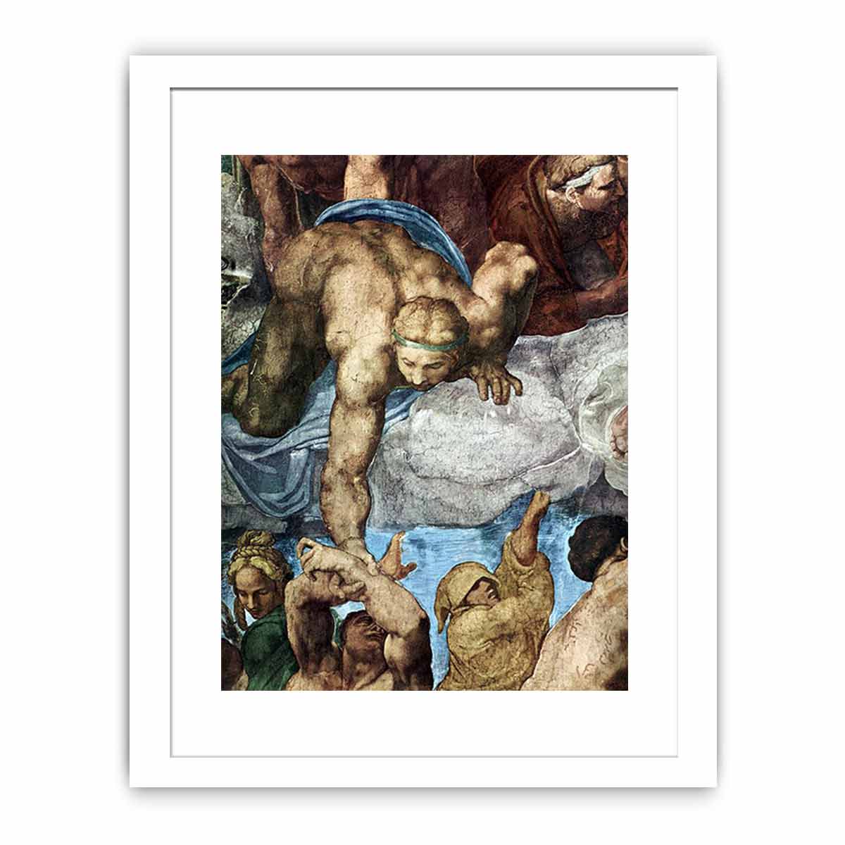 The Last Judgment (detail) By Michelangelo Buonarroti