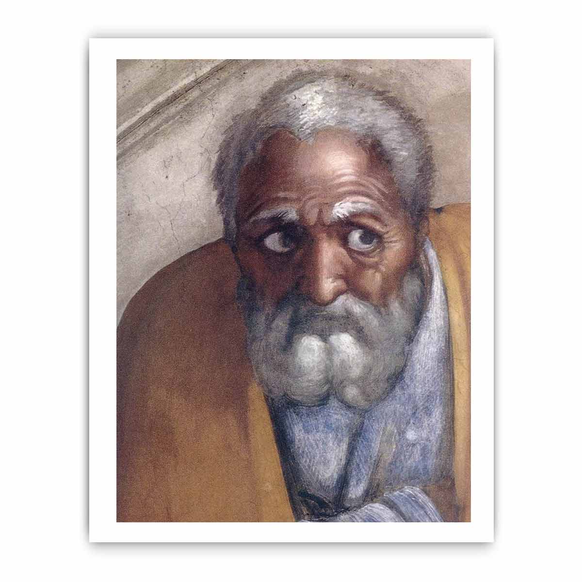 Jacob - Joseph (detail) By Michelangelo Buonarroti