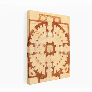 MICHELANGELO Buonarroti Plan for a Church