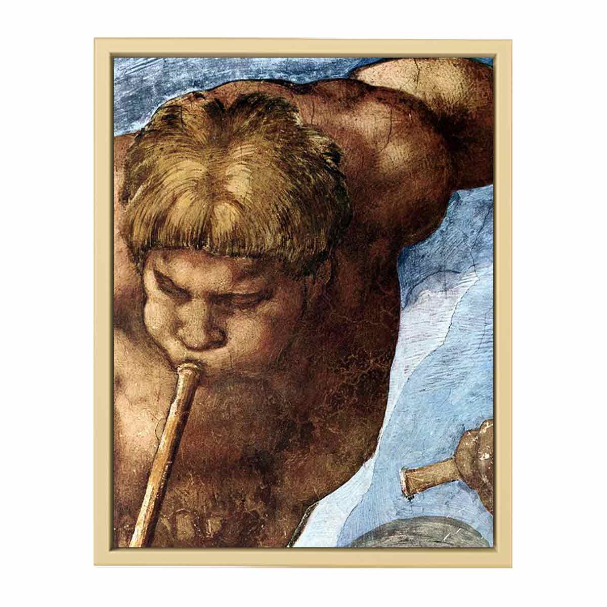 The Last Judgment (detail) By Michelangelo Buonarroti