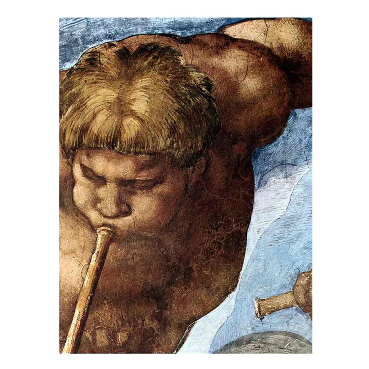The Last Judgment (detail) By Michelangelo Buonarroti