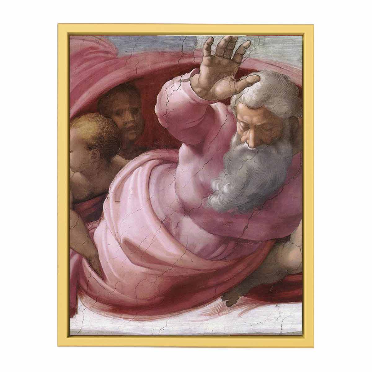 Separation of the Earth from the Waters (detail) By Michelangelo Buonarroti