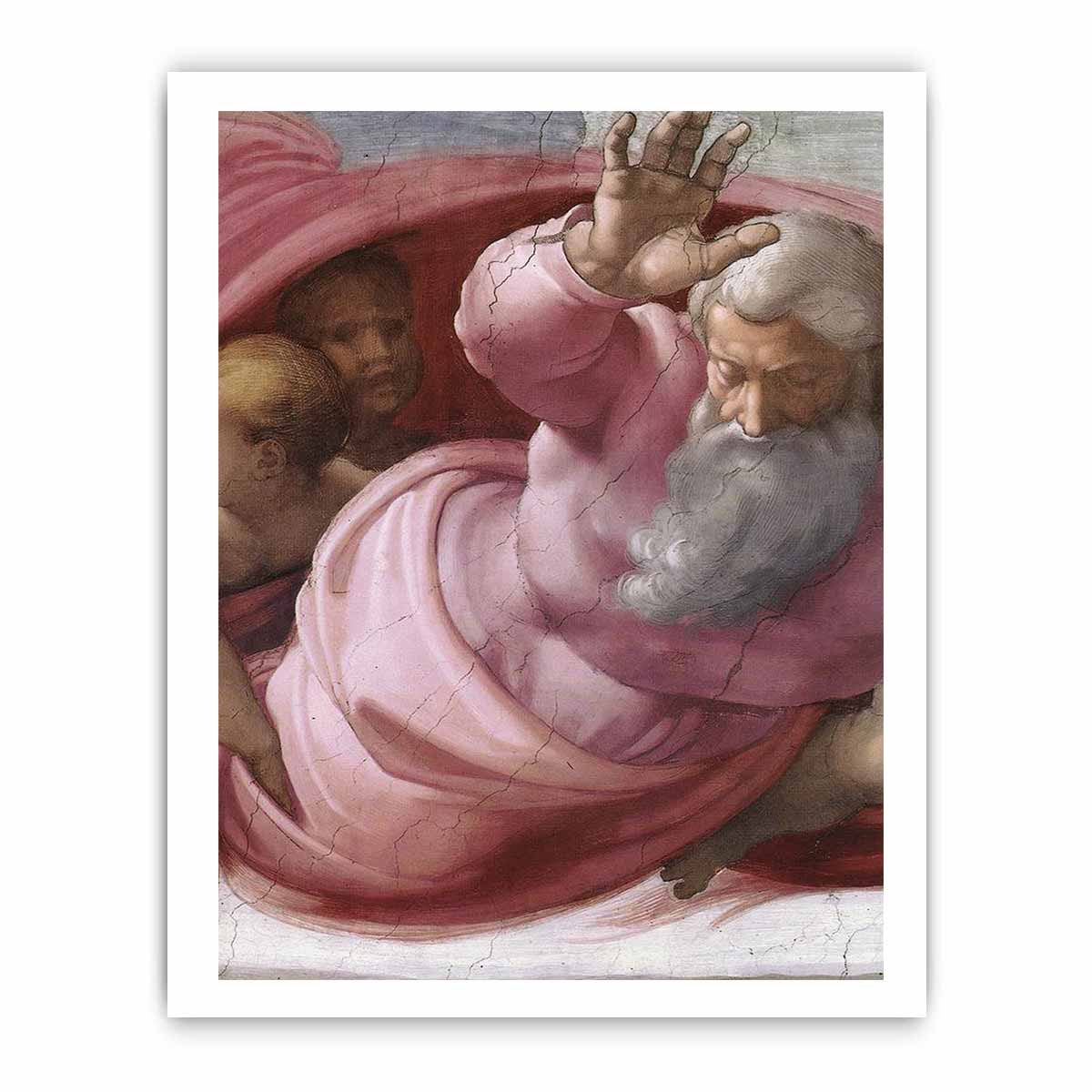 Separation of the Earth from the Waters (detail) By Michelangelo Buonarroti