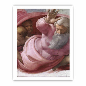 Separation of the Earth from the Waters (detail) By Michelangelo Buonarroti