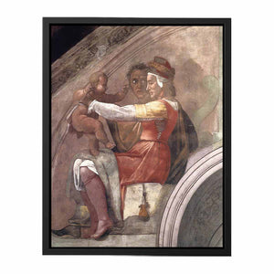 Eleazar - Matthan (detail) By Michelangelo Buonarroti