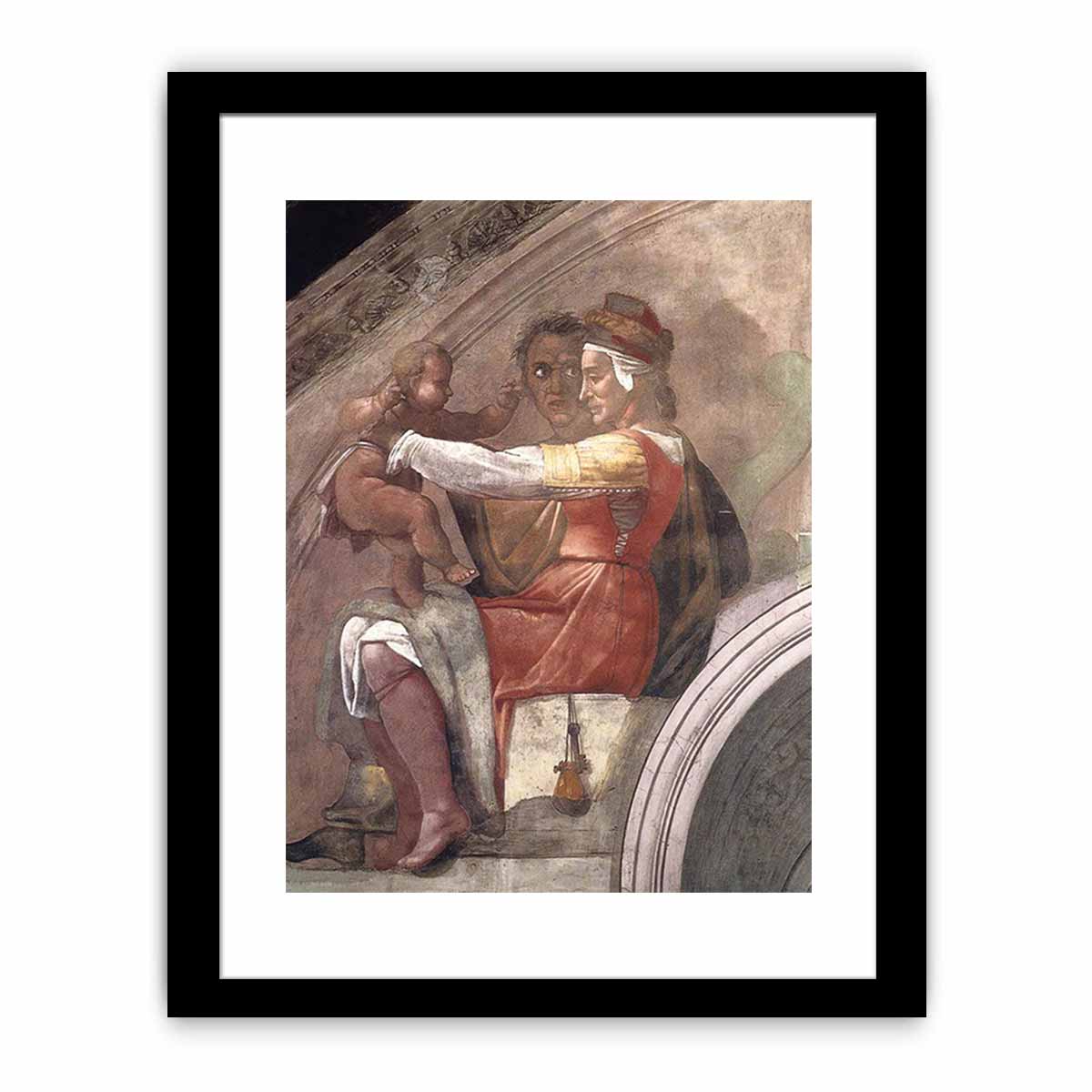 Eleazar - Matthan (detail) By Michelangelo Buonarroti