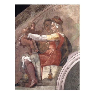 Eleazar - Matthan (detail) By Michelangelo Buonarroti