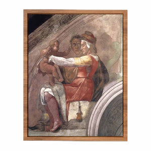 Eleazar - Matthan (detail) By Michelangelo Buonarroti