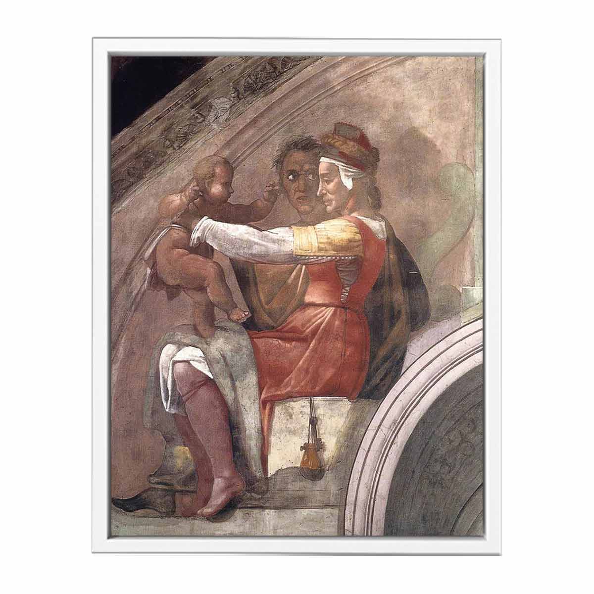 Eleazar - Matthan (detail) By Michelangelo Buonarroti