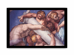 The Last Judgment (detail) By Michelangelo Buonarroti