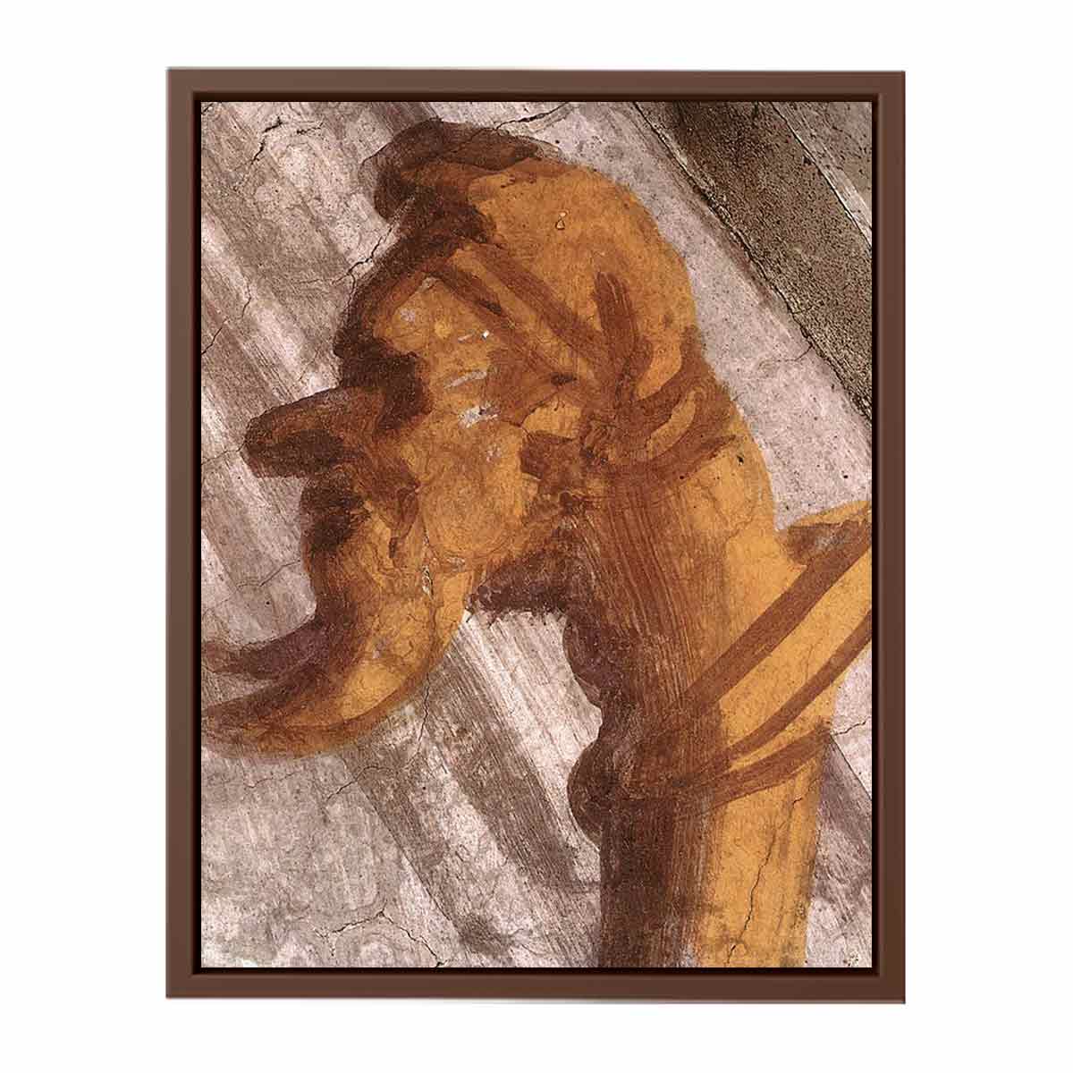 Salmon - Boaz - Obed (detail) By Michelangelo Buonarroti