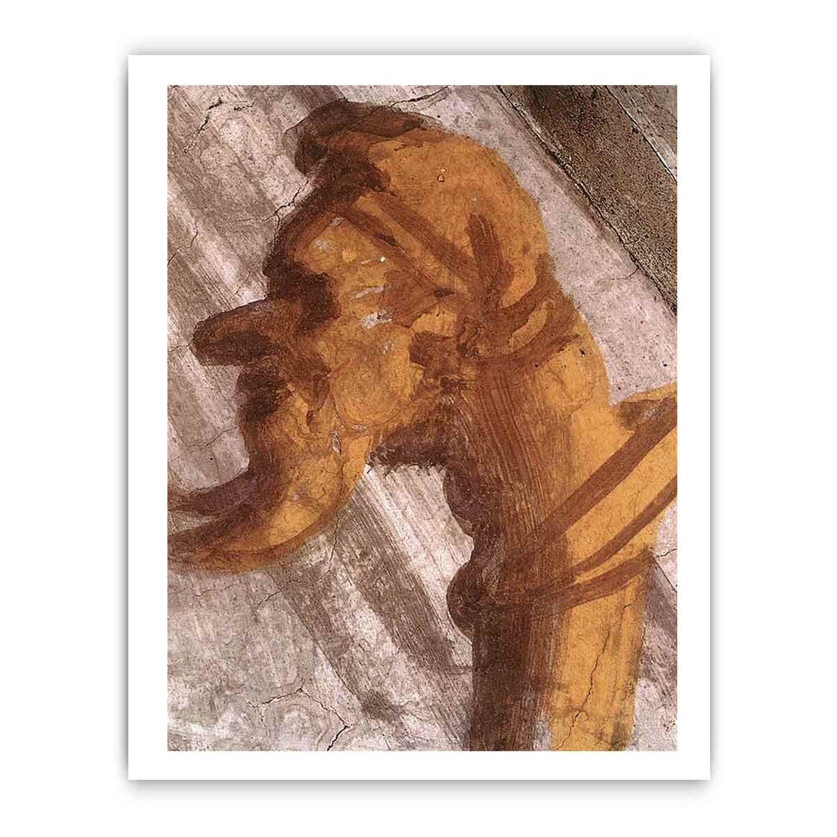 Salmon - Boaz - Obed (detail) By Michelangelo Buonarroti